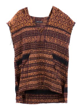 Baja East Orange hooded sleeveless Vest