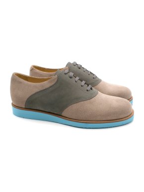 T & F Slack Shoemakers London Handmade Stone Grey Clark 413