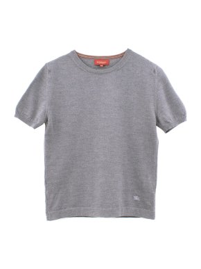 Burberry London Grey Short Sleeve Knitted Top