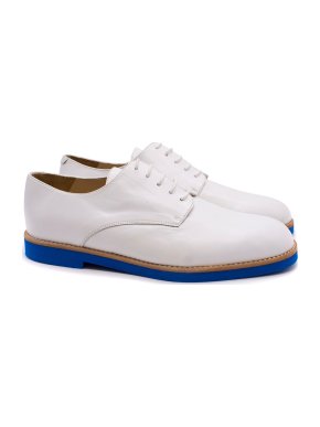 T&F Slack Shoemaker White Brogues