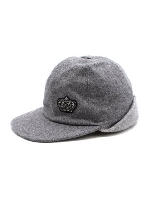 Dolce& Gabbana Grey Grey Herringbone Cap