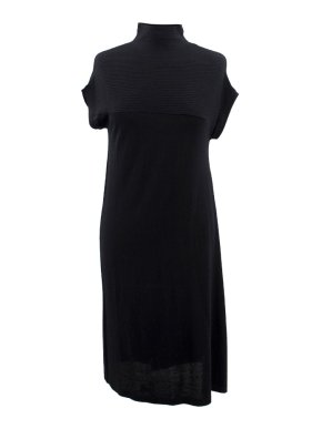Adolofo Dominguez Wool Turtle Neck Dress