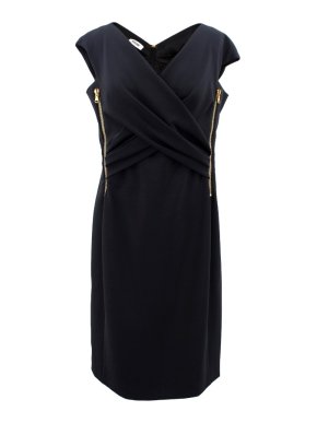 Moschino Black Zipper Dress