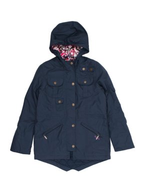 Barbour navy hello kitty parka jacket