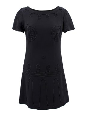 Moschino Cheap And Chic  Short Black Dress