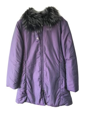 Les Copains Down Fox Collar Coat