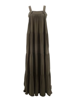 Adriana Degreas green maxi dress