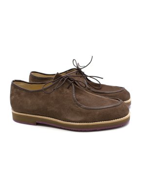 T&F Slack Shoemakers London Handmade Suede Lace Loafers