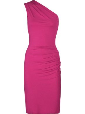 Michael Kors Collection One Shoulder Body con Dress