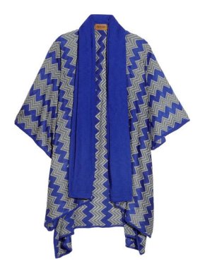 Missoni draped crochet knit wrap