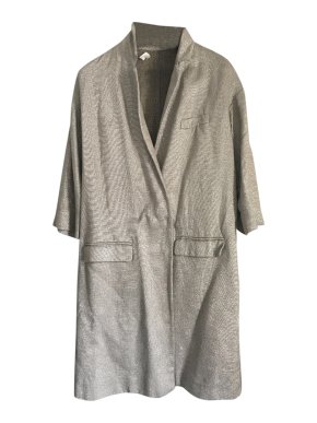 Goat Metallic Linen Coat