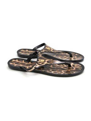 Roberto Cavalli Leopard Jelly Sandals