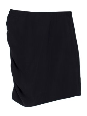 Lanvin Silk Asymmetric Drape Skirt