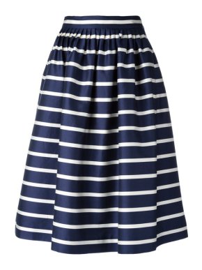 Polo Ralph Lauren Silk  Striped Skirt