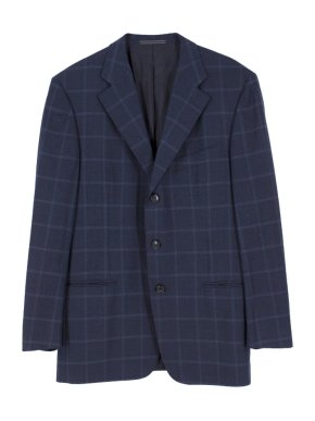 Ermenegildo Zenga at Fortnum & Mason Wool Plaid Blazer