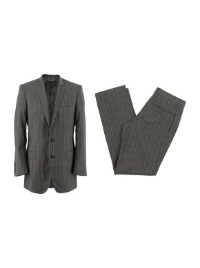 Dolce & Gabbana Grey Tailored Two Piece Suit
