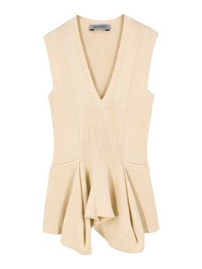 Sportmax Knit Peplum Top