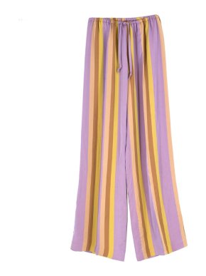 Dries Van Noten Striped Wide Leg Trousers