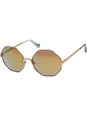 Cutler And Gross  Gold Octagonal Sunglasses