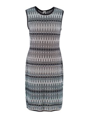 M Missoni Black and White Patterned Dress
