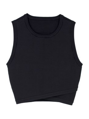 A.L.C Sleeveless Stretch Knit Crop Top