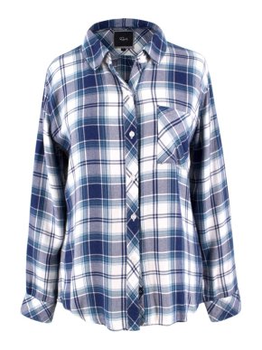 Rails Blue Hunter Tartan Shirt