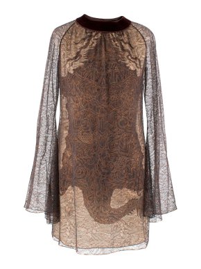 Jean Paul Gaultier Long Sleeve Sheer Dress