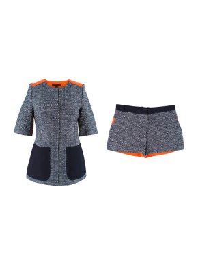 Victoria Beckham Tweed Jacket and Shorts Set