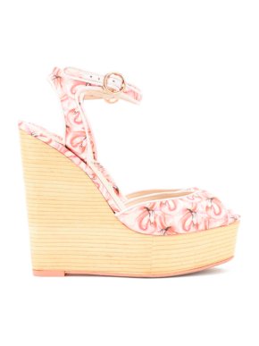 Sophia Webster Flamingo Lula Wedge Sandals