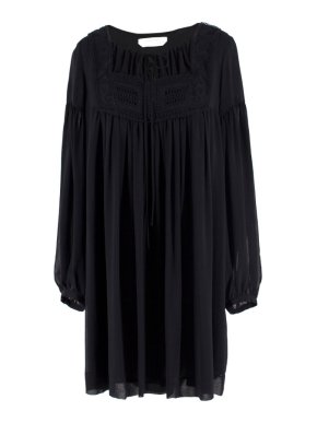 See By Chloe Silk Oversize Mini Dress