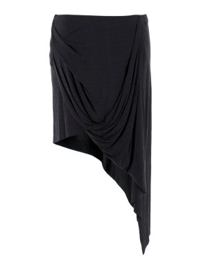 Helmut Lang Asymmetric Black Skirt