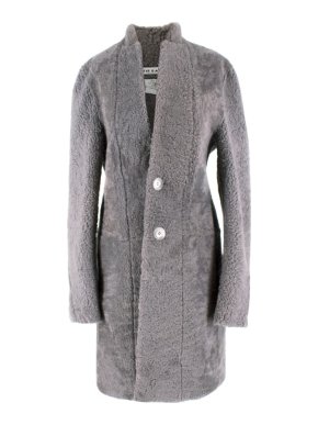 Katie Eary Wool Shearling Coat