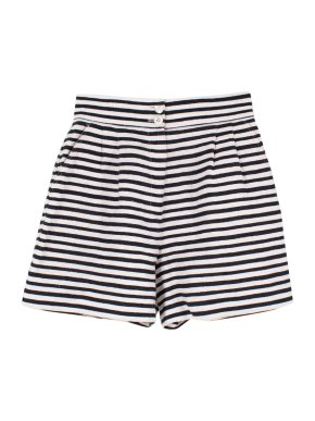 Dolce & Gabbana Linen Striped Shorts
