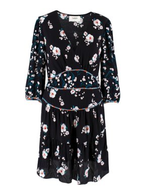 Ba&Sh Black Floral Dress