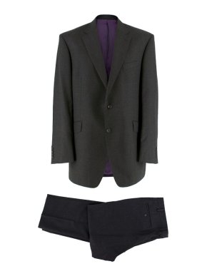 Sartorial Grey Wool Suit