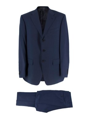 Corneliani Navy Blue Wool Suit