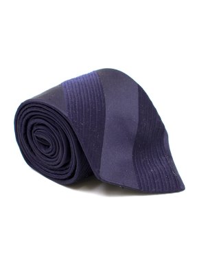 Duchamp Navy Striped Tie