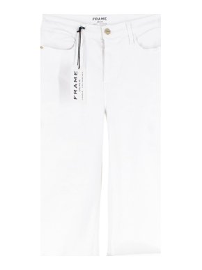Frame White Denim Culottes