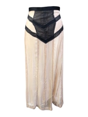Rag and Bone silk chiffon double zip maxi skirt