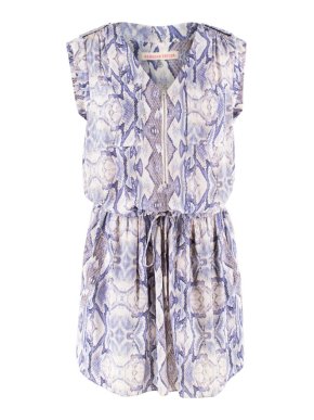Rebecca Taylor Patterned Silk Mini Dress