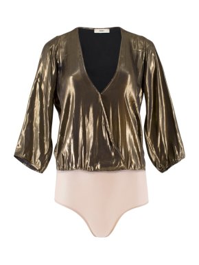 Egrey Metallic Gold Bodysuit