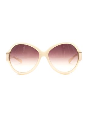 Oliver Peoples West Cream Oversized Sunglasses