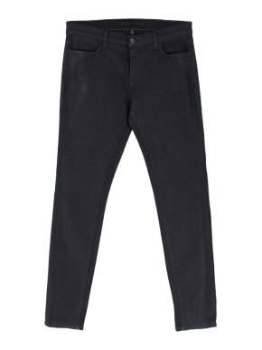 J Brand Coated Black Skinny Jeans