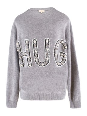 Jeff Embellished Hug Jumper