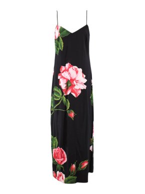 LPA Silk Floral Maxi Dress
