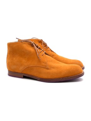 T&F Slack Shoemakers London Handmade Orange Boots