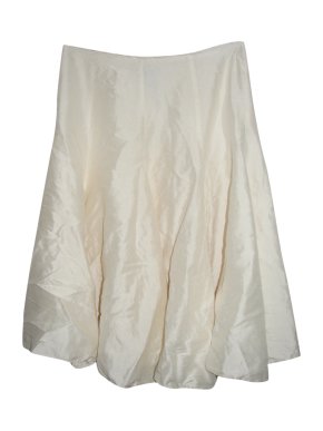 Tara Jarmon Ivory silk skirt