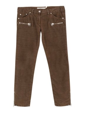 Isabel Marant Etoile Cropped Brown Cord Jeans