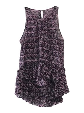 Thomas Wylde Silk Blend Skull Halterneck Top