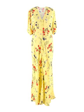 Ghost Yellow Floral Maxi Dress